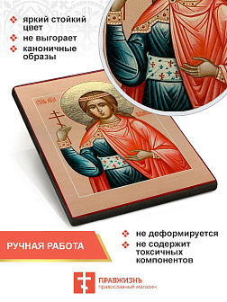 Икона Василиса Никомидийская 22х30 (152)