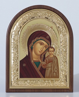 Икона Пресвятой Богородицы Казанская в киоте