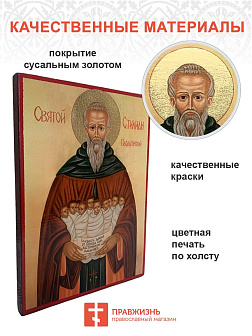 Икона Стилиан Пафлагонский 22х30 (1102)