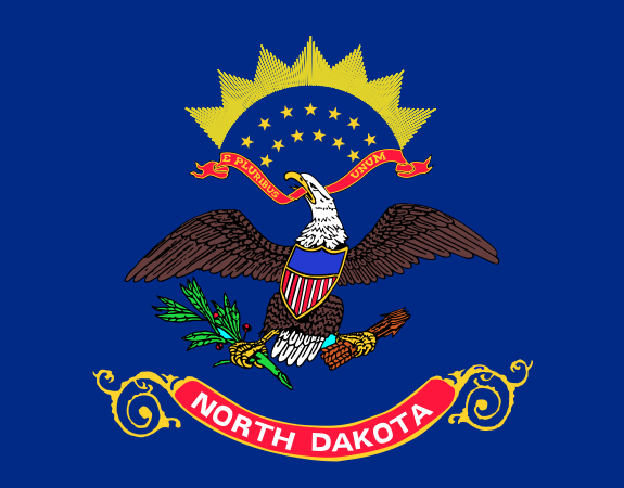 Флаг Северной Дакоты