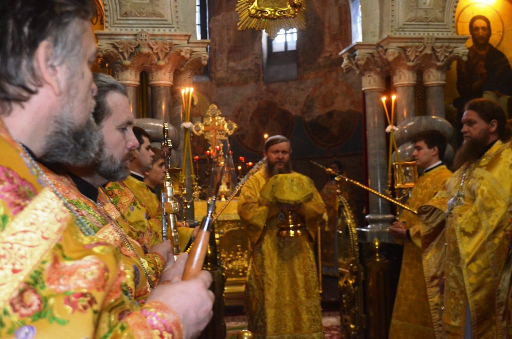Престольный праздник в одном из древнейших на Руси киевском Кирилловском монастыре 