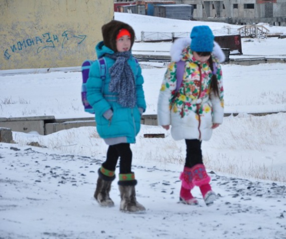 дети, в школу, Якутия