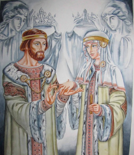  Благоверные князья Петр  и Феврония Муромские. История вечной любви