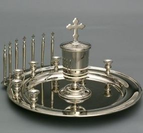 Прибор для соборования никель Прибор для соборования никель