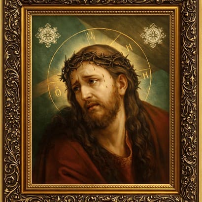 Икона Спасителя в терновом венце