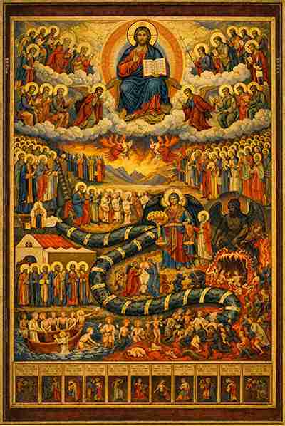 Икона Страшный Суд