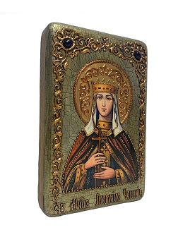 Икона ЛЮДМИЛА Чешская, Княгиня, Мученица (ПОДАРОЧНАЯ)