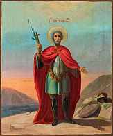 Икона ЕВСТАФИЙ Плакида, Великомученик (РУЧНАЯ РАБОТА) Икона ЕВСТАФИЙ Плакида, Великомученик (РУЧНАЯ РАБОТА)