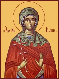 Икона православная Марина великомученица