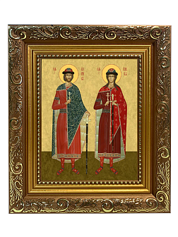 Образ святых Бориса и Глеба, благоверных князей-страстотерпцев, 09БГ1 Образ святых Бориса и Глеба, благоверных князей-страстотерпцев, 09БГ1