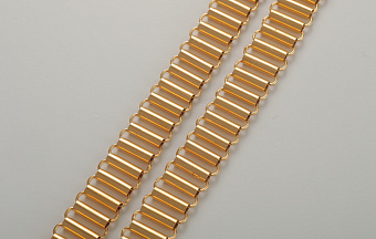 Цепь архиерейская трубчатая №4 / золочение / серебро (УИН) Цепь архиерейская трубчатая №4 / золочение / серебро (УИН)