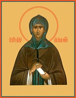 Святая преподобная Анна Новгородская, икона