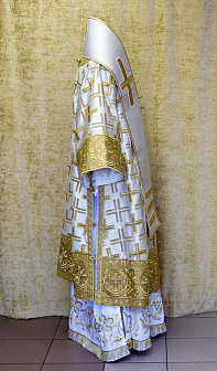 Облачение архиерейское №097 шелк натуральный вышитый галун а/м