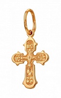 Крест православный из золота из коллекции Иваново 0,82 грамма