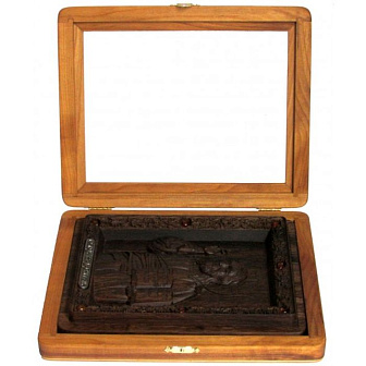 Икона ''Господь Вседержитель'' резная