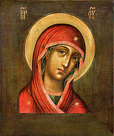 Икона Богородица из Деисусного чина Икона Богородица из Деисусного чина