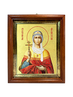 Икона "Елена", св. равноап. царица, с золочением поталью, 10Е6-УЛ