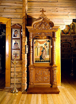 Киот напольный ''Валаамский'' с сенью без подвески