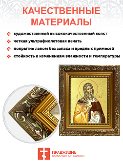 Икона "Илия Пророк Фесвитянин", св., с золочением поталью, 09И8-УЛ Икона "Илия Пророк Фесвитянин", св., с золочением поталью, 09И8-УЛ