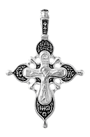 Православный ювелирный крестик серебряный