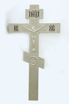 Крест напрестольный №2- 6 никель Крест напрестольный №2- 6 никель