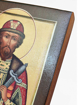 Икона под старину Благоверный князь Всеволод Псковский