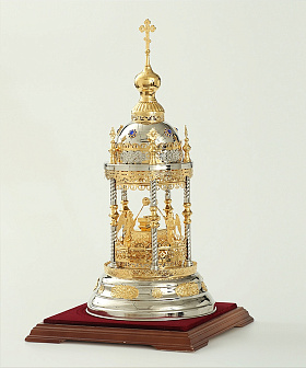 Дарохранительница № 7 комбинированная камни