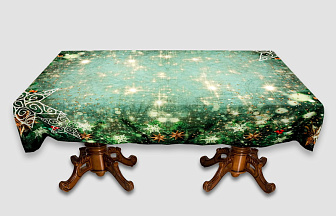 Скатерть рождественская 180 х 135 (сублимационная печать)