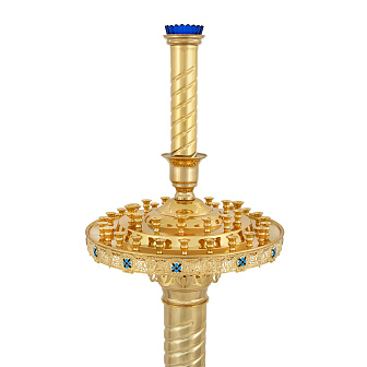 Подсвечник №47 на 36 свечей золочение эмаль