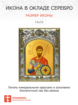 Икона Феодор Тирон великомученик