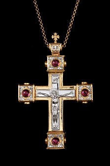 Крест наперсный №  55 /золочение,серебрение/