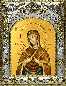 Икона Семистрельная Божией Матери