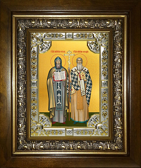 Икона Кирилл и Мефодий равноапостольные