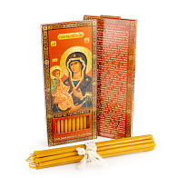 Свечи для дома №80 (12шт, 18см, 1ч), Троеручица