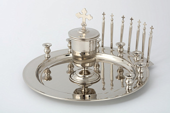 Прибор для соборования никель Прибор для соборования никель