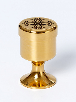 Сосуд для причастия малый №2 золочение Сосуд для причастия малый №2 золочение