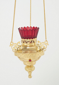 Лампада подвесная № 9 золочение Лампада подвесная № 9 золочение