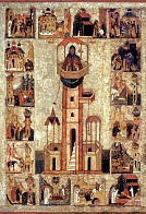 Икона Симеон Столпник преподобный с Житием