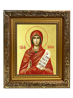 Икона "Наталия", св. мц., с золочением поталью, 10Н3-УЛ Икона "Наталия", св. мц., с золочением поталью, 10Н3-УЛ