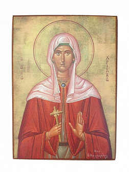 Икона под старину Мученица Христина Тирская Икона под старину Мученица Христина Тирская