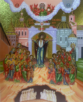 Икона 1106 Непроходимая Дверь Божия Матерь