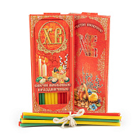 Свечи для дома №80, Пасхальные Яйца (Красные, желтые, зеленые)