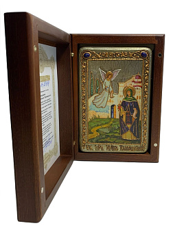 Икона ''Святая преподобная Ирина Каппадокийская (Хрисоволанта)''