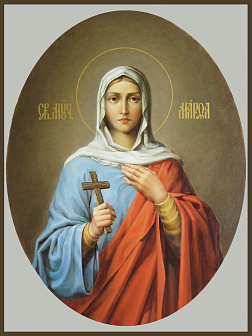 Икона под старину Святая праведная Марфа