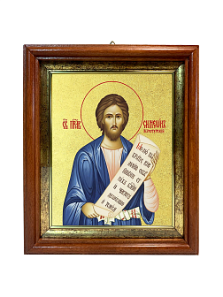 Икона "Симеон Верхотурский", св. прав., с золочением поталью, 09С12-УЛ Икона "Симеон Верхотурский", св. прав., с золочением поталью, 09С12-УЛ