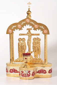 Ковчег на жертвенник №2 накладки золочение никелирование серебрение эмаль