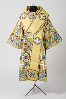 Облачение архиерейское парча1,глазет1,вышивка а\м,вышитый галун Облачение архиерейское парча1,глазет1,вышивка а\м,вышитый галун