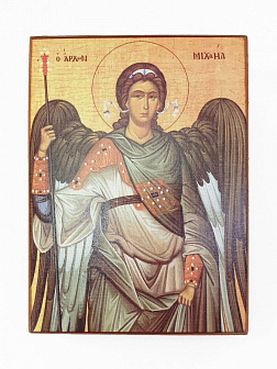 Икона под старину Михаил Архангел
