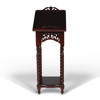 Аналой с витыми ножками и резными вставками №1