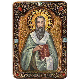 Икона ВАСИЛИЙ Великий, Архиепископ Кесарийский (Каппадокийский), Святитель (ПОДАРОЧНАЯ)